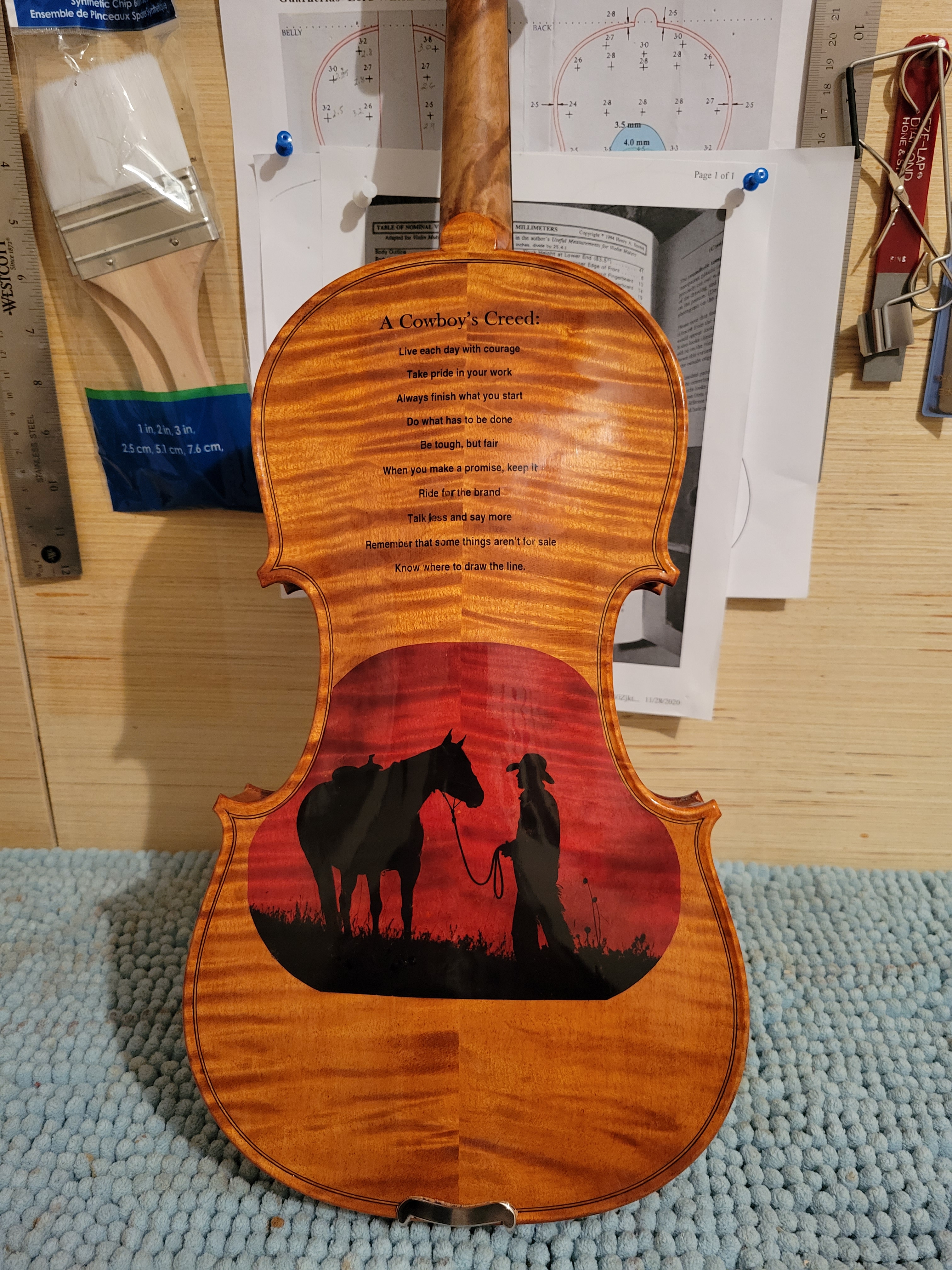 Western Instruments Fiddle The Cowboy Fiddle – The Prairie Fiddler
